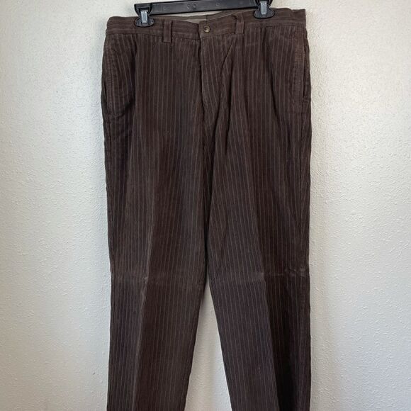 Tommy Bahama Silk Blend Corduroy Pants Size 36 EUC - Picture 1 of 5